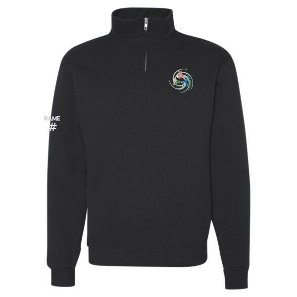 Nublend Unisex Printed Quarter-Zip Thumbnail